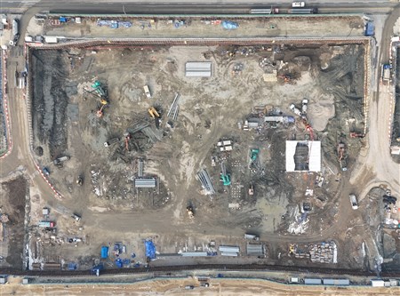 송도RM5BL 공동주택 신축공사 중 토공 및 가시설공사